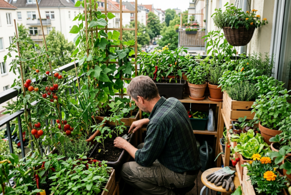 Wassersparen im Beet: Wie Norbert Seeger seinen Garten ohne Gießkanne kultiviert